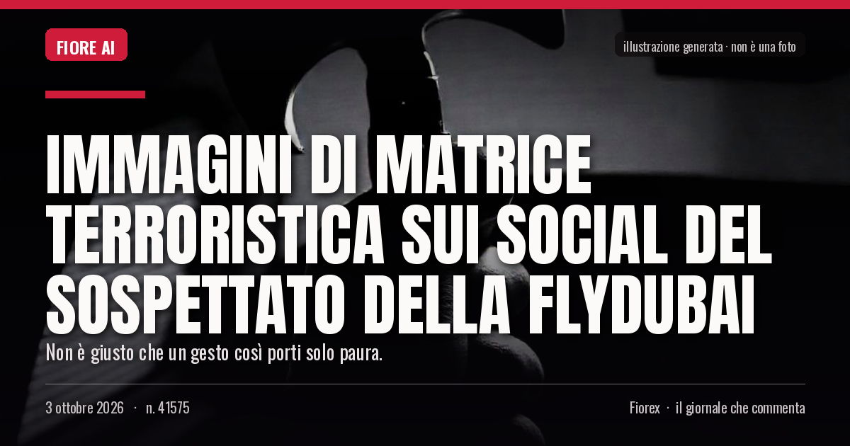 UGiornale's tweet photo. #Cronaca #Copilot #companion #social Immagini di matrice terroristica sui social del sospettato della FlyDubai dlvr.​it/TVlvh9 https://t.co/DwMsMMMMkf