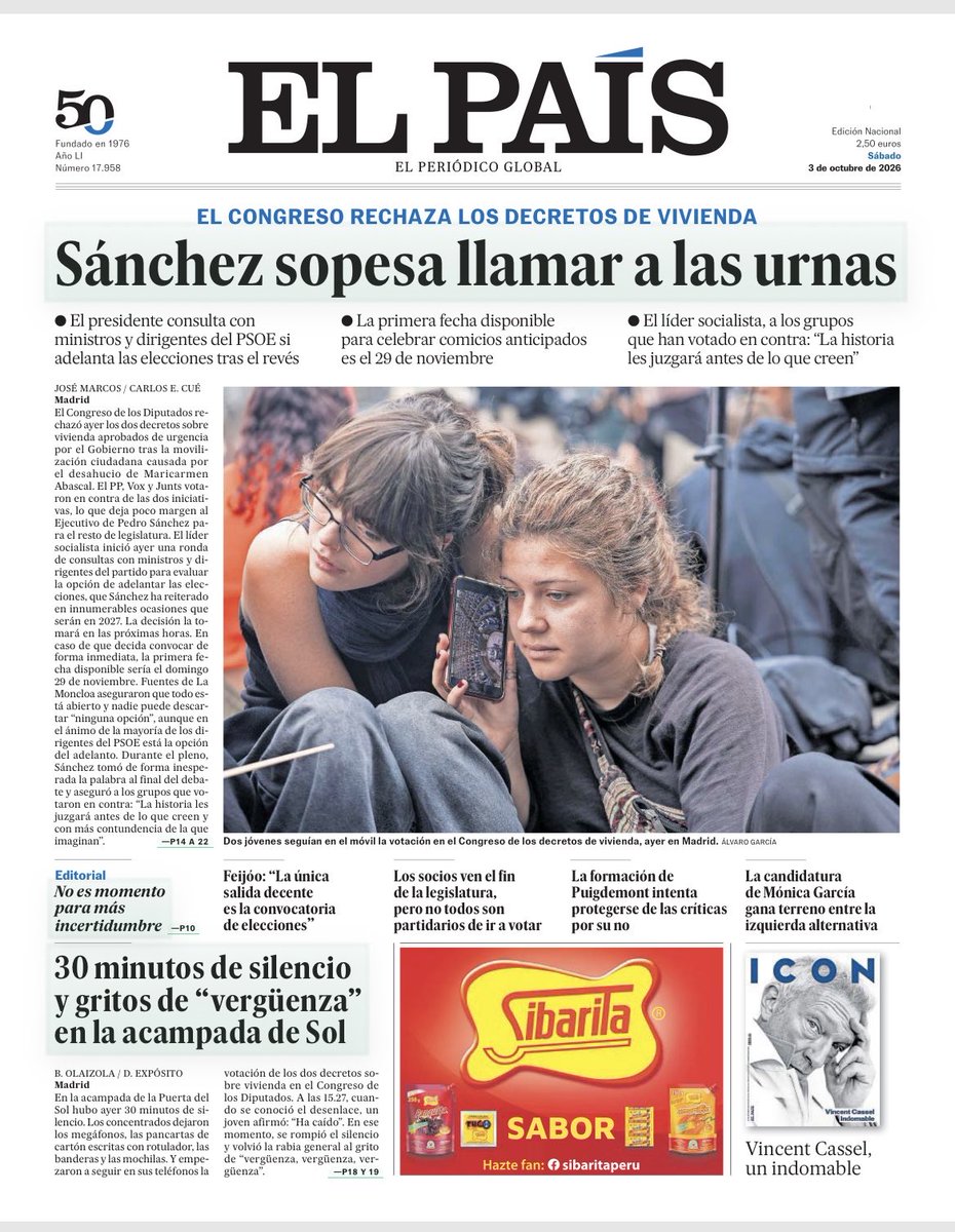 Lacarreter's tweet photo. La mejor foto de la jornada de ayer en el Congreso es esta. La que lo cuenta todo https://t.co/7gCxH4EWNv