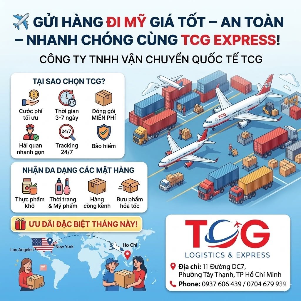 guihangquoctehn's tweet photo. 📷 CÔNG TY TNHH VẬN CHUYỂN QUỐC TẾ TCG
📷 Địa chỉ: 11 Đường DC7, Phường Tây Thạnh, TP. Hồ Chí Minh, Việt Nam
📷 Hotline/Zalo: 0937 606 439 / 0704 679 939
#TCGExpress #Vanchuyenquocte #GuihangdiMy #Guihanggiare #ShiphangdiMy #GuihangTPHCM https://t.co/57cxE7aHe8