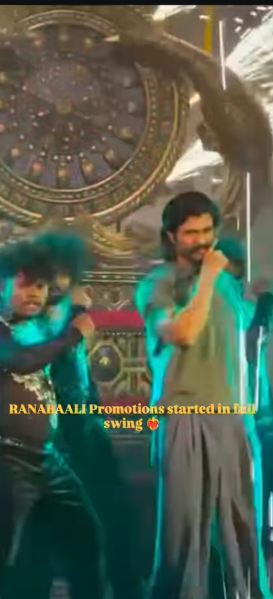 CHINTUU786's tweet photo. Full Swing promotions 🌋🌋🖤💥
#Ranabaali https://t.co/DAG3MMGdOc