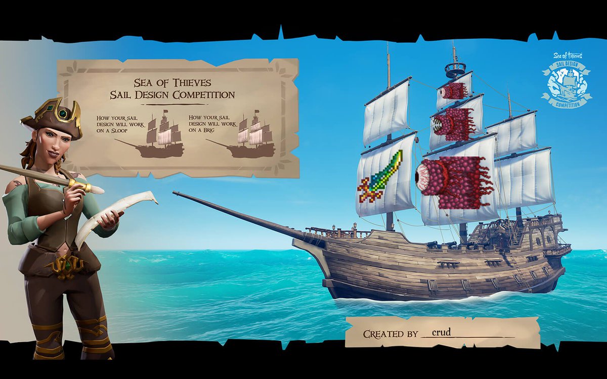 crudmasterTV's tweet photo. my entry for #sotsaildesigncomp i love terra blade and wall of felsh : ) https://t.co/TZEegh3wJL