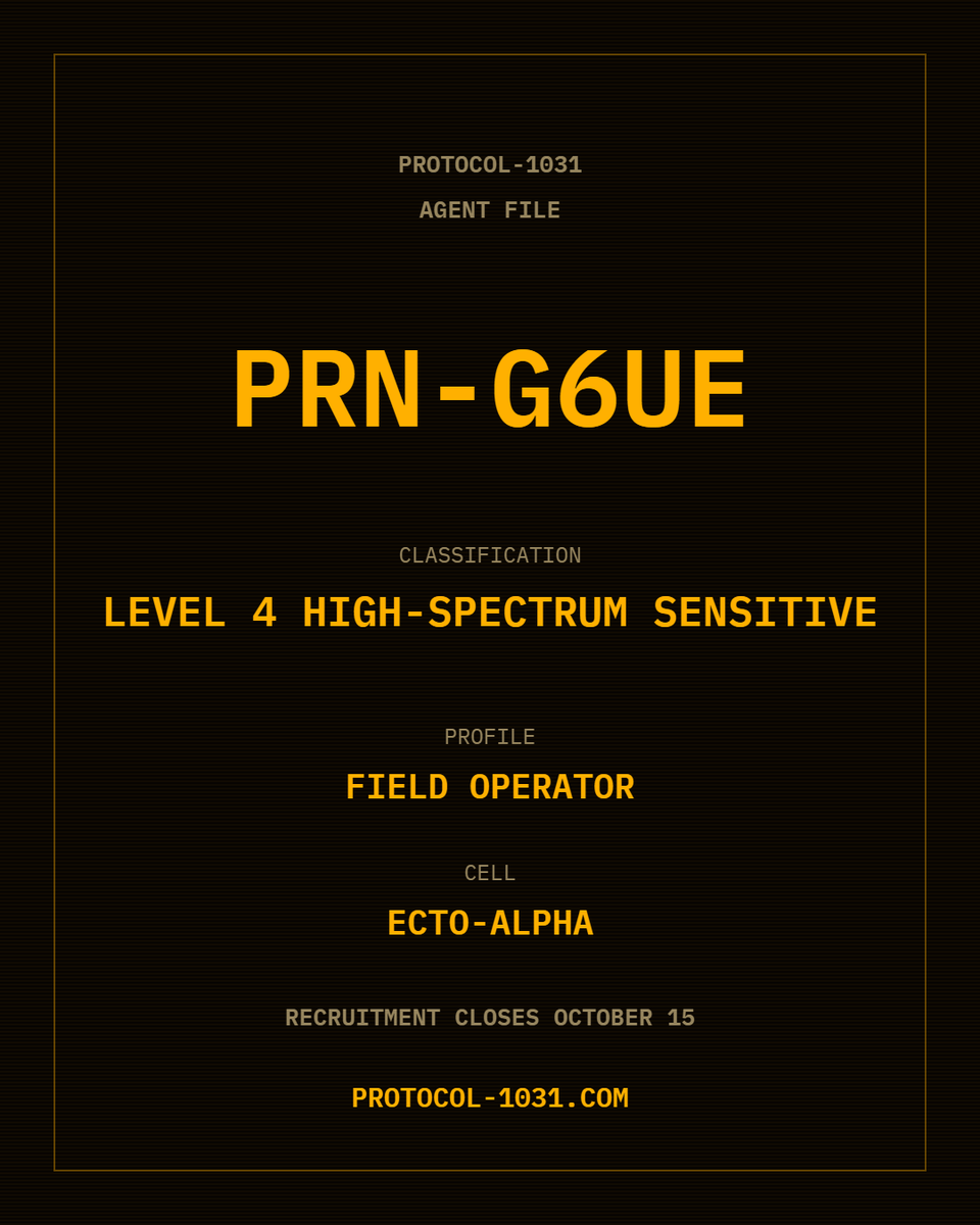 N_O_S_T_R_O_M_O's tweet photo. #ARG #alternaterealitygame #rabbithole #spectral #halloween #1031 #protocol1031 https://t.co/CE7SiiiOLM