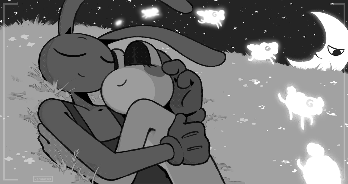 kamanset's tweet photo. 🖤 №2 — sleepy cuddles
#theamazingdigitalcircus #tadc #ribbitrabbit #ribrabtober https://t.co/9jgFMUweF1