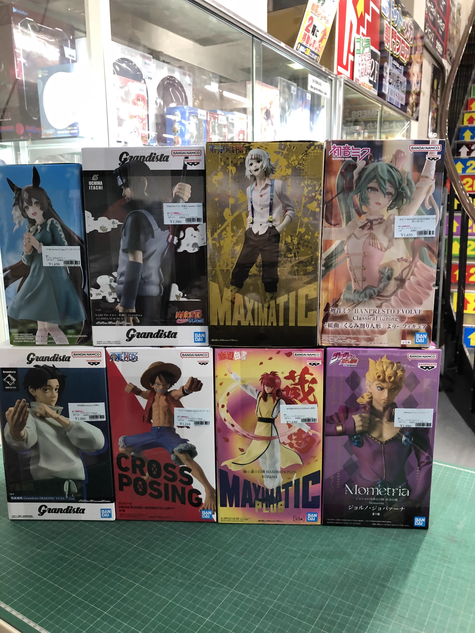 プライズフィギュアまとめ売り12体　ジョジョ　ワンピース　NARUTO 東京喰種 ジャングル名古屋店 on X: 