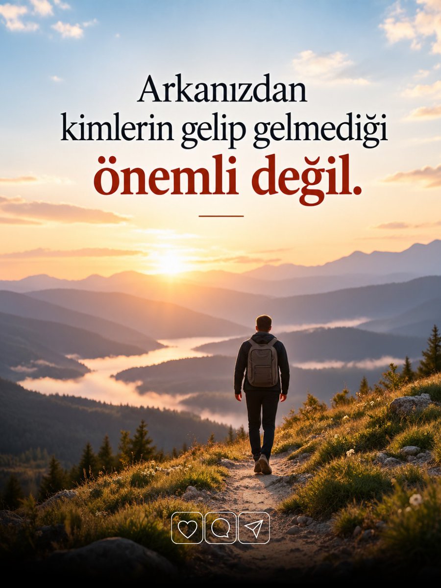 mustafaislamogl's tweet photo. "Gevşemeyiniz, üzülmeyiniz. Eğer inanıyorsanız, mutlaka siz üstünsünüz." (Âl-i İmran 139)
Eğer doğru olduğundan eminseniz "Bismillah" deyip yürüyünüz.
Arkanızdan kimlerin gelip gelmediği önemli değil.
.
- Mustafa İSLAMOĞLU (Tavsiyeler Kitabından) 
.
#Allah #kuran #din #felsefe #mustafaislamoğlu