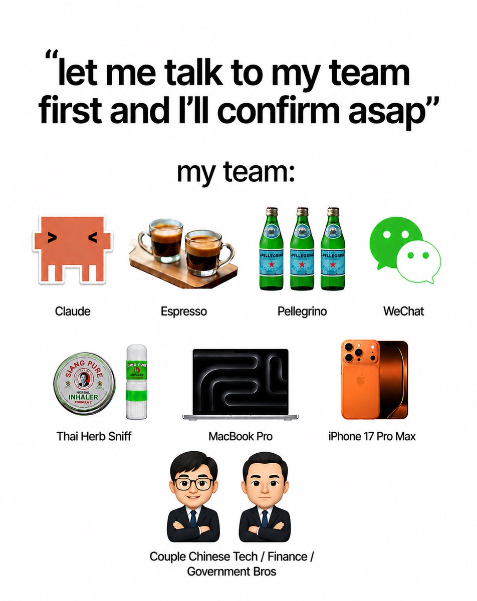 sebastien__k's tweet photo. My starter pack. What's yours?
did i miss something? https://t.co/7PTBquIZbp