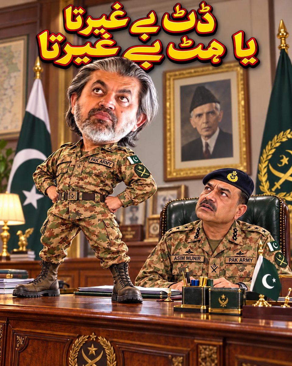 Shararti_Ai's tweet photo. ڈٹ بے غیرتا 
یا 
ہٹ بے غیرتا https://t.co/QSuU6qv29a