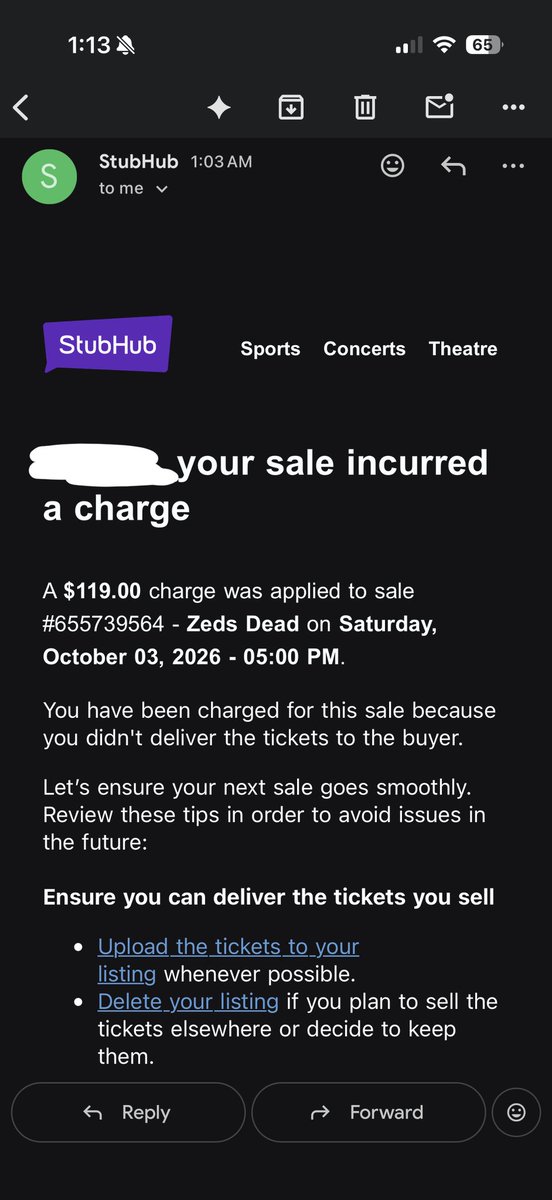 ogchickenwang's tweet photo. This may be the worst platform I’ve ever used for anything @StubHub @TeamStubHub https://t.co/O4HoVlt06w