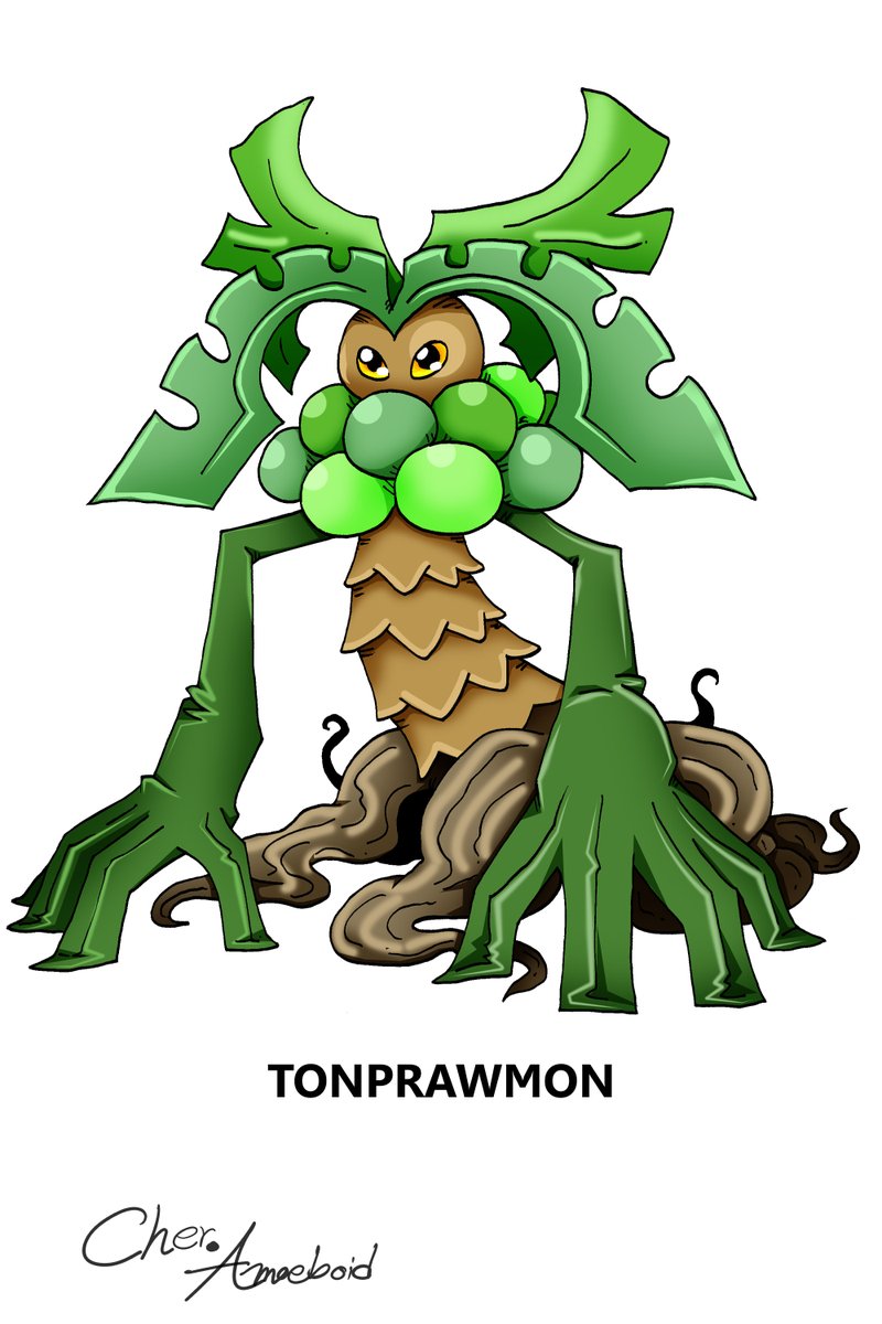 PRm4hWxdnCfBwft's tweet photo. Type:Plant
Baby I: Potmon
Baby II: Sproutomon
Child: Tonglamon
Adult: Tonprawmon
Perfect: Dryadmon
Ultimate: Taneemon
#Digimon #DigimonTamer #originalchacter #originalstory #characterdesign #Digifake #DigimonFan #AmoeboidServer https://t.co/L8L2eRkWKM