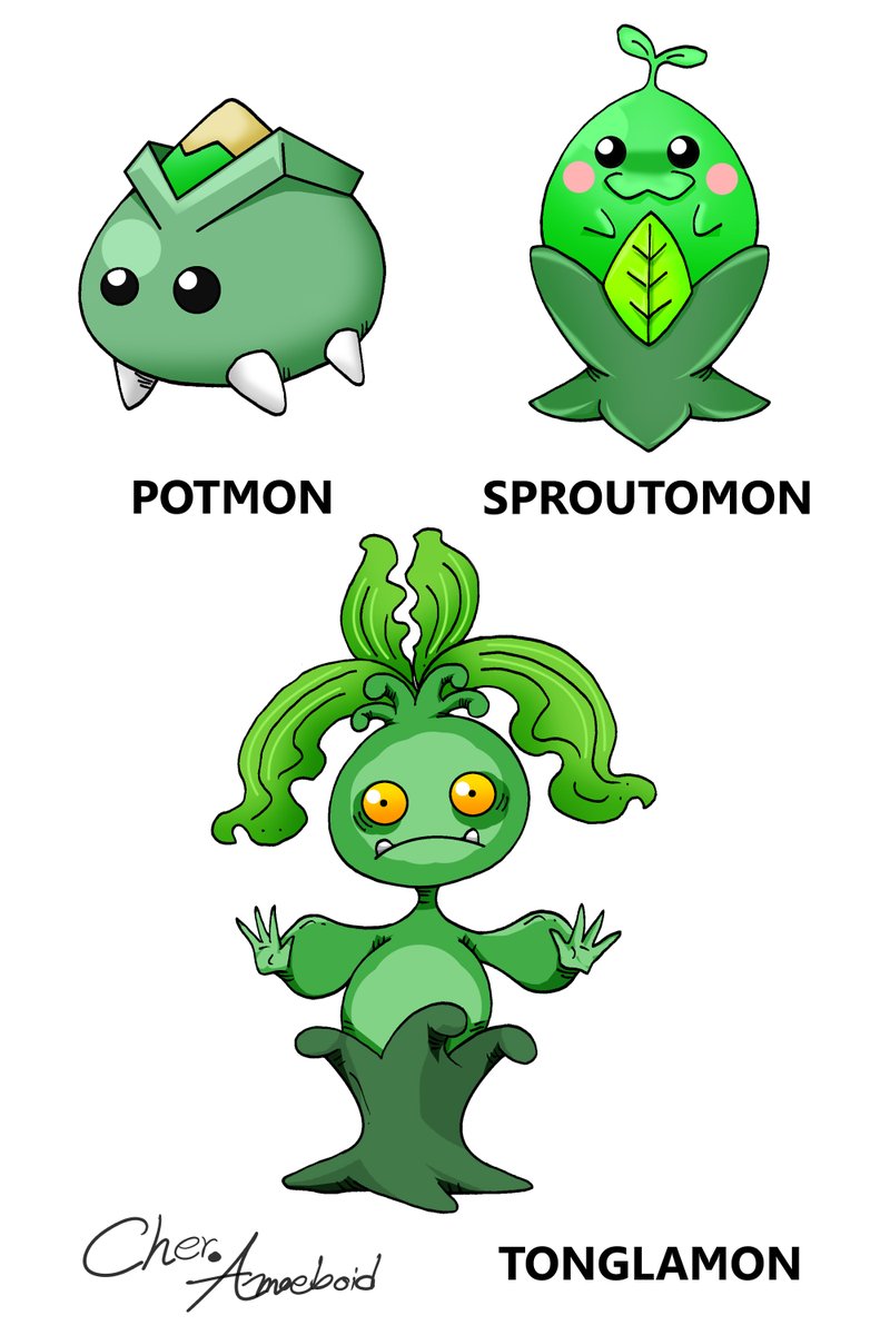 PRm4hWxdnCfBwft's tweet photo. Type:Plant
Baby I: Potmon
Baby II: Sproutomon
Child: Tonglamon
Adult: Tonprawmon
Perfect: Dryadmon
Ultimate: Taneemon
#Digimon #DigimonTamer #originalchacter #originalstory #characterdesign #Digifake #DigimonFan #AmoeboidServer https://t.co/L8L2eRkWKM