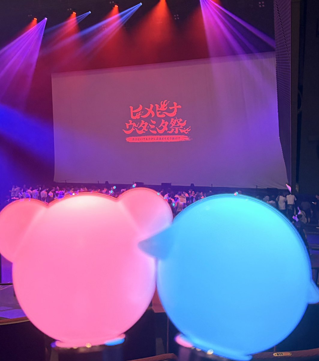 nao_RandomGhost's tweet photo. 会場入り‼️
2階から楽しみます
#ヒメヒナウタミタ祭 https://t.co/zkygLjHLZT