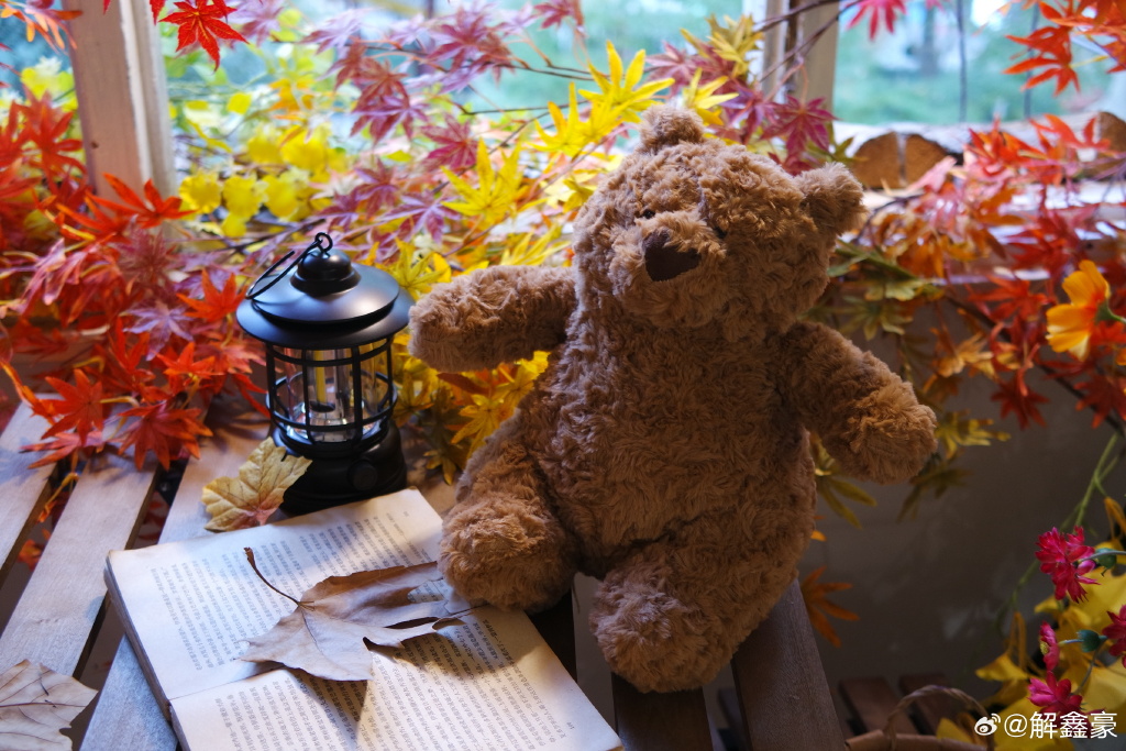 buttt774863's tweet photo. [Oops! The silly bear feels a bit worried, then lies down on a stone to rest, while a small stove next to it is smoking gently. Such a cozy little moment!] https://t.co/H9cBYx5c5t