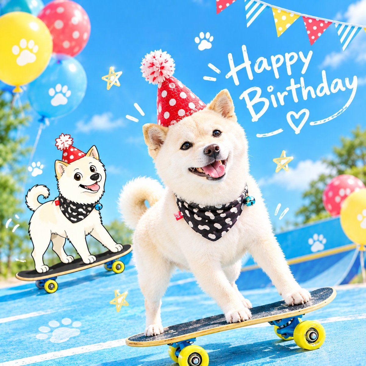 eeerikaooo3's tweet photo. おまめちゃん🐕お誕生日おめでとう！
5才も元気に
おなかいっぱい食べようね(＊ˊ艸ˋ)ｲﾋﾋ
#白豆柴 #まめしば #おまめ #わんこのいる生活 #柴犬ライフ https://t.co/qAlsnK9QKq