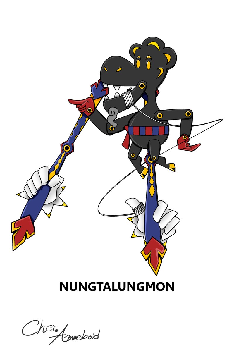 PRm4hWxdnCfBwft's tweet photo. Type: Toy
Baby I: Lovemon
Baby II: Glideomon
Child: Orihebimon
Adult: Vroommon
Perfect: Nangtalungmon
Ultimate: MasterBoardgamemon
#Digimon #DigimonTamer #originalchacter #originalstory #characterdesign #Digifake #DigimonFan #AmoeboidServer https://t.co/pFF92fKK08