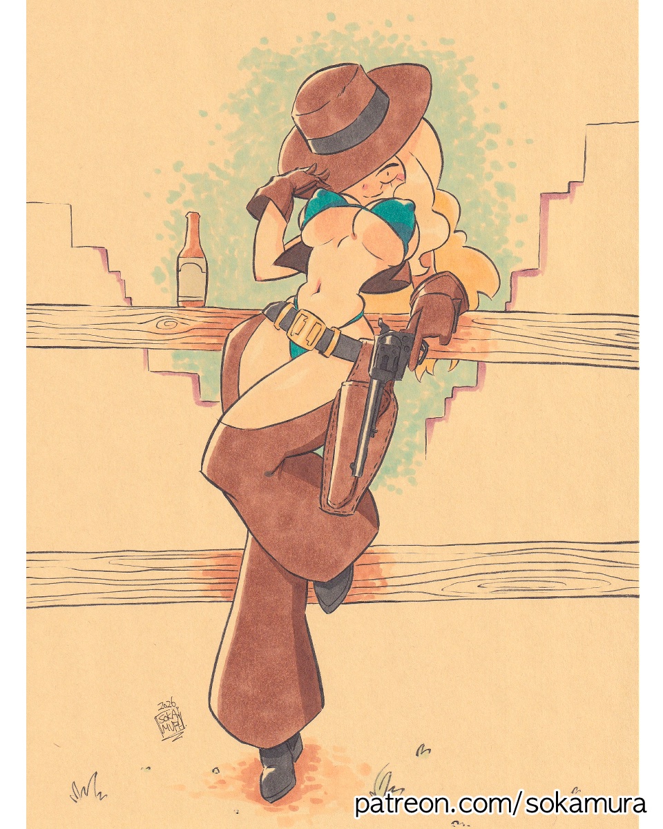 Sokamura717's tweet photo. Day 1 COWGIRL ver2.0

Here is the revised version. Since I work with traditional media, I redrew it completely from scratch. https://t.co/37xoSE3Nuk