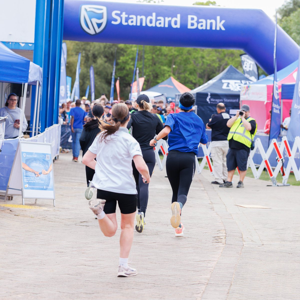 StandardBankZA's tweet photo. The finish line isn’t just the end. It’s proof of resilience, teamwork, and shared success. Every runner, every baton, every stride brought us here. #SBLove💙 #BusinessRelay https://t.co/jbBvbRnyW0