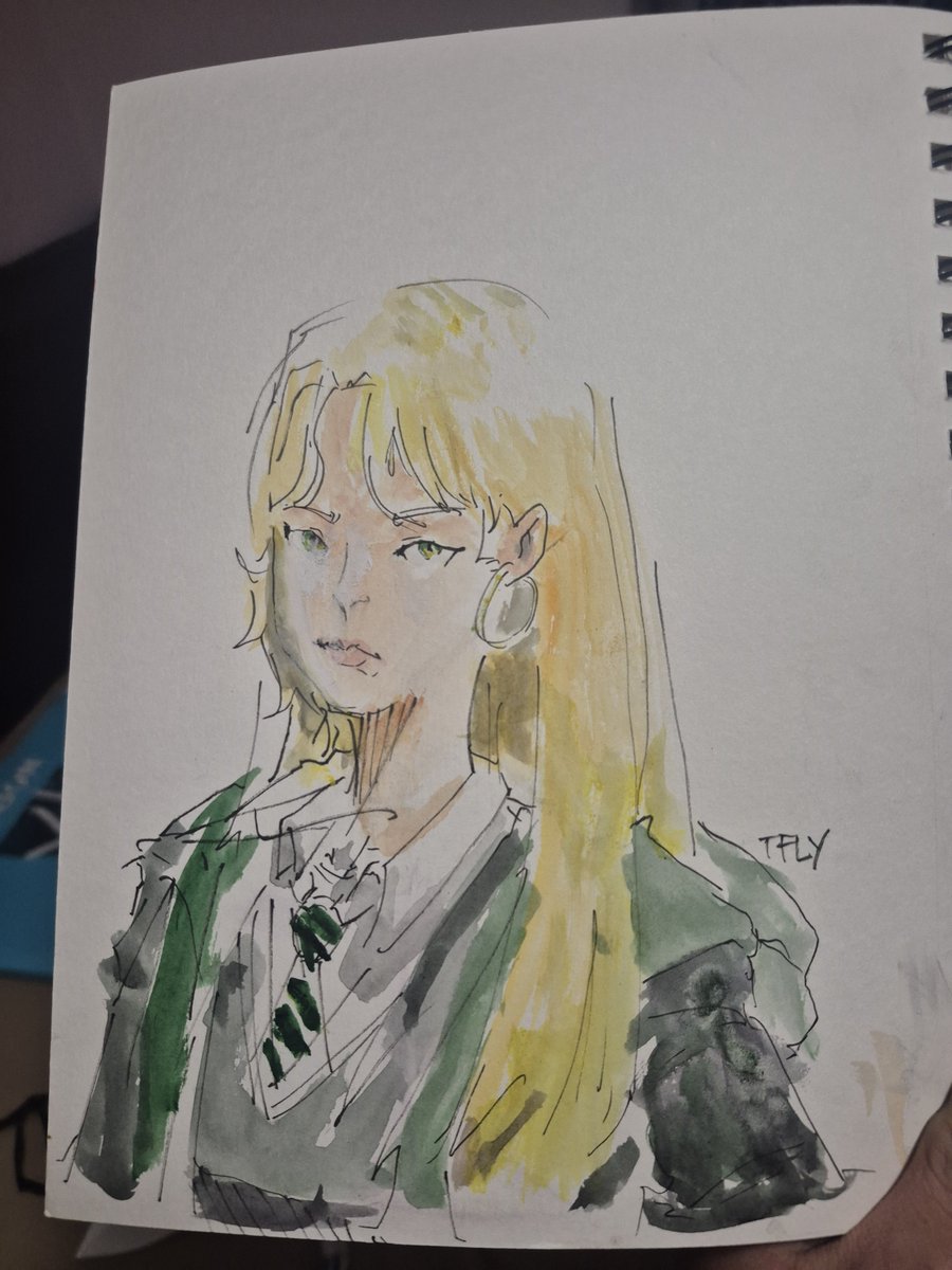 tflyart2's tweet photo. Draco Malfoid maxxing #DracoMalfoid #Draco #DracoMalfoy #HarryPotter #Watercolor #Painting https://t.co/uIvfIzsGJv
