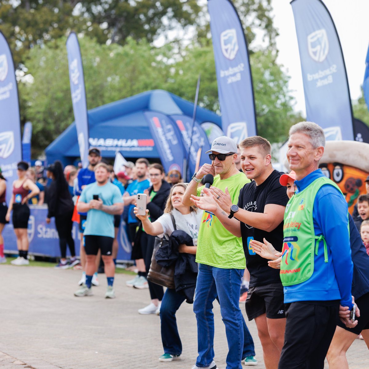 StandardBankZA's tweet photo. The finish line isn’t just the end. It’s proof of resilience, teamwork, and shared success. Every runner, every baton, every stride brought us here. #SBLove💙 #BusinessRelay https://t.co/jbBvbRnyW0