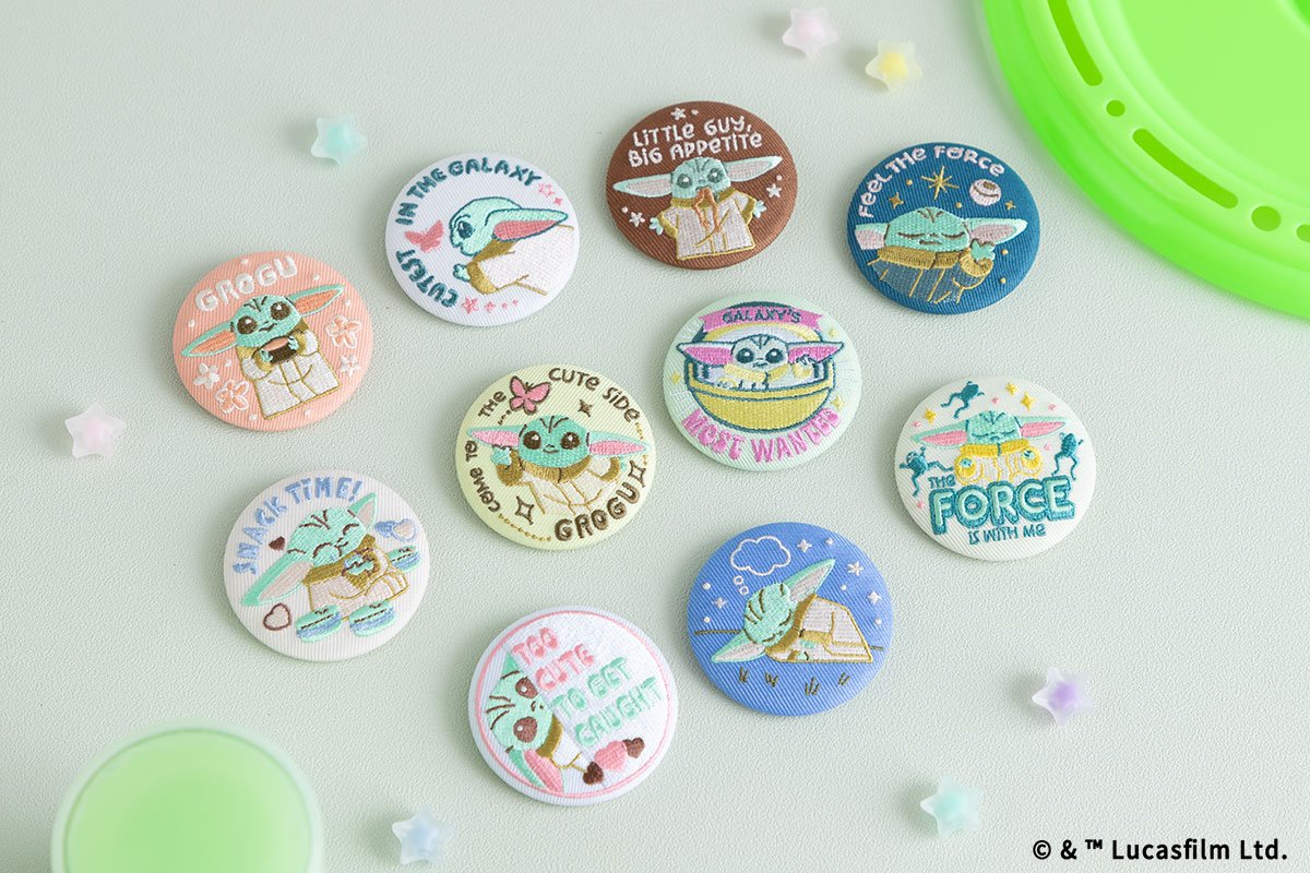 STARWARS_BLC's tweet photo. 🌟💚STARWARSSTORE限定💚🌟

ぷっくりした刺繍で表現した刺繍バッジコレクション💚

10種類の中の何がでるかはお楽しみ😊

オンラインストアはこちら👉
https://t.co/ifCMKQhU9V

＃グローグー
＃マンダロリアンアンドグローグー
＃スターウォーズ https://t.co/HUzvhFSBhy