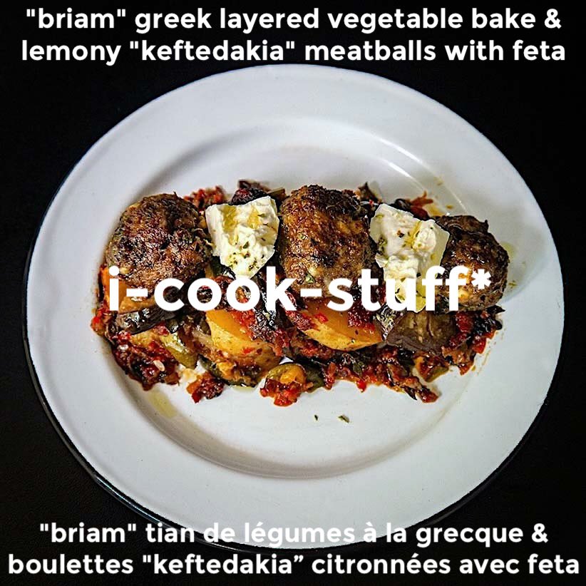 icookstuffcom's tweet photo. #icookstuff #greek #briam #keftedes #meatballs #feta #recipe #greekfood #mediterraneanrecipes #roastedvegetables https://t.co/UMjD9AMuaB