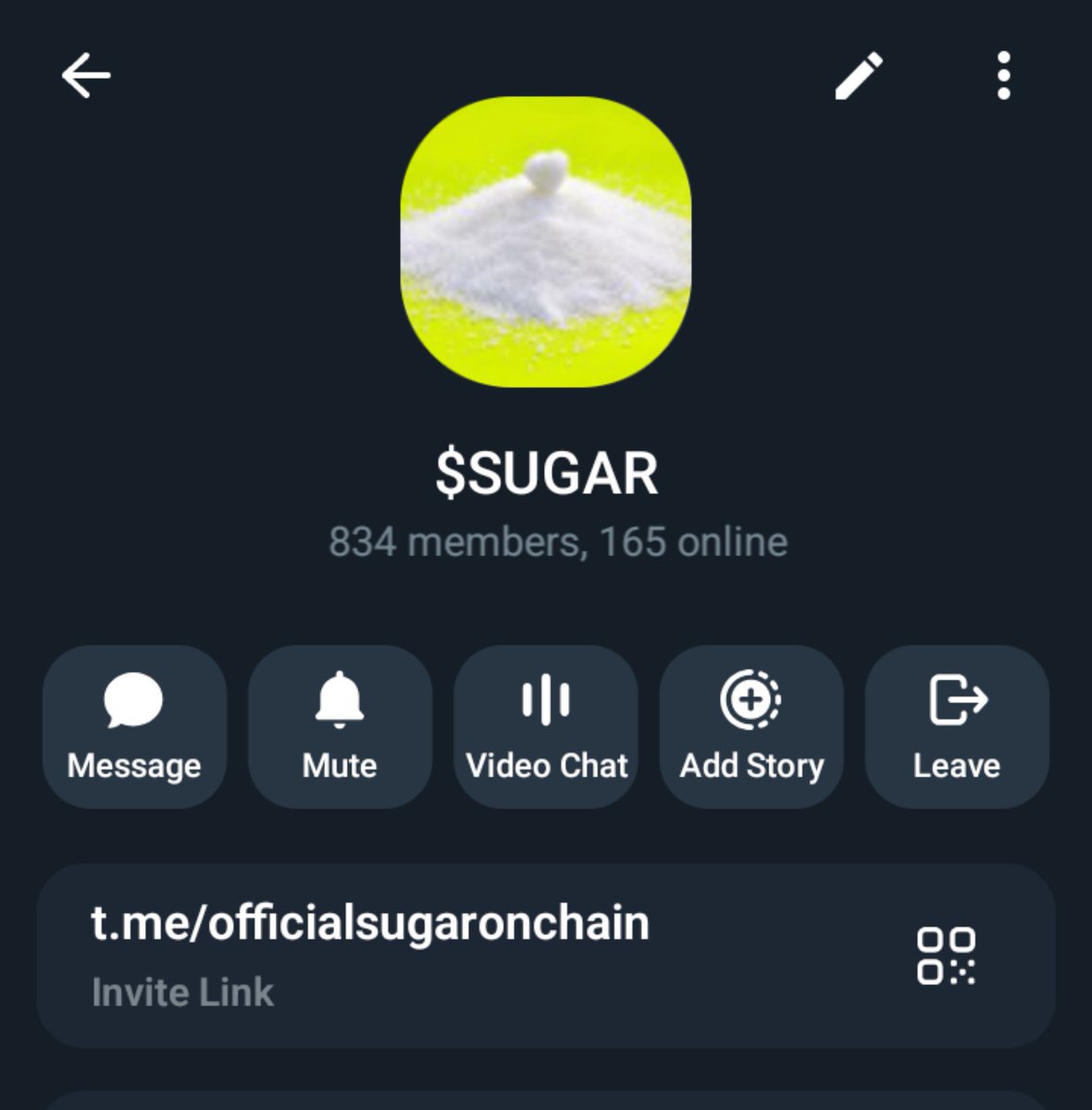 inyaSamuel1's tweet photo. The $SUGAR TG community is booming.

We are already 834 members in the group.

Join the TG group 
https://t.co/f2hIGVRrua

If you missed $GARRI, don't miss $SUGAR https://t.co/GcgyyBF0Te