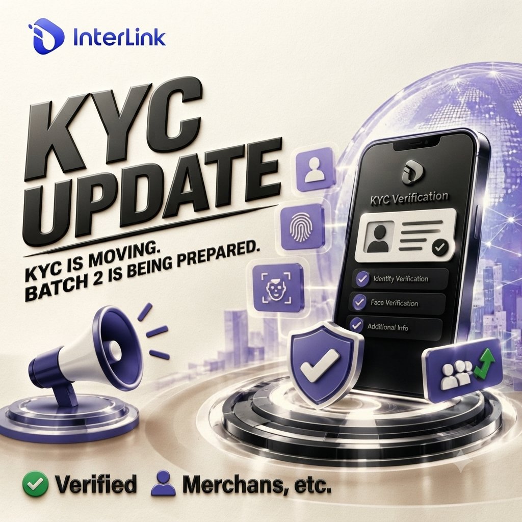 VaasuKadiri94's tweet photo. Big updates for our growing community, Linkers! 💜

​✨ Stay prepared for the next rollout. Drop a 💜 if you're ready for Batch 2 with $ITL and $ITLG! 🌍
  
​#InterLink #KYCUpdate #CommunityFirst #Web3Security #ITL #ITLG #DecentralizedNetwork https://t.co/y8SOJdl5IU