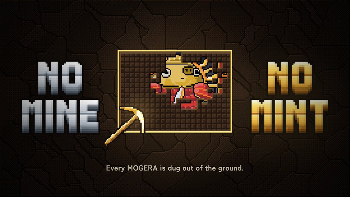 MogeraRH's tweet photo. gMogera ⛏ 

No mine. No mint.

You mine. You mint. https://t.co/4w5bkQVaBH