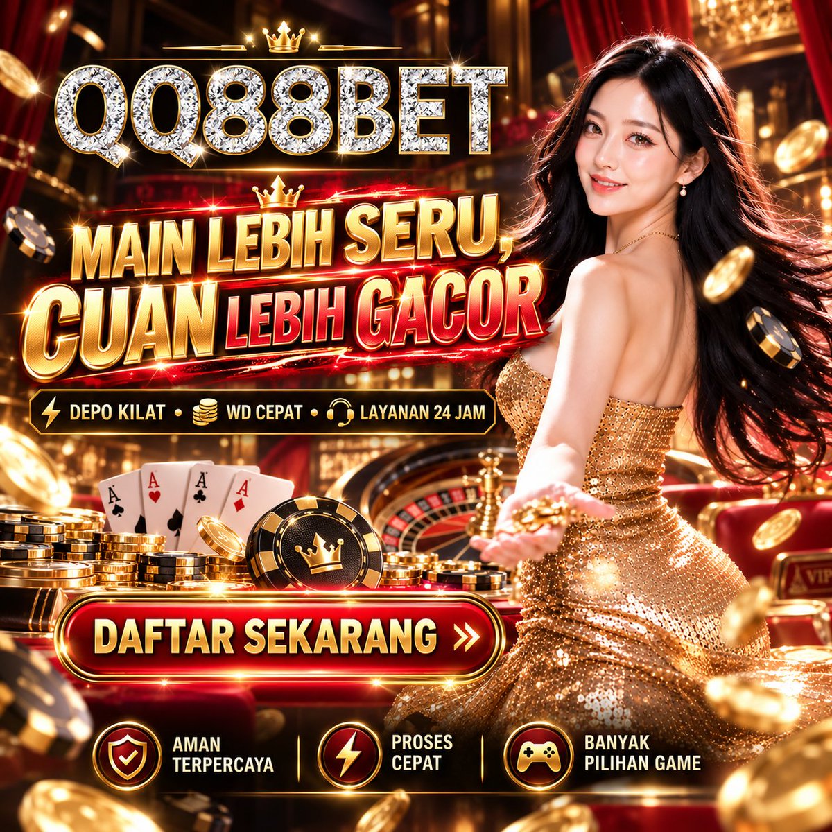 AsupanTiktoks's tweet photo. QQ88BET 🔥
hadir sebagai pilihan tepat untuk pengalaman bermain yang nyaman, cepat, dan terpercaya.  

Link daftar resmi /  
https://t.co/RNxqNlYLBM https://t.co/RNxqNlYLBM https://t.co/yOXRIL9zyz