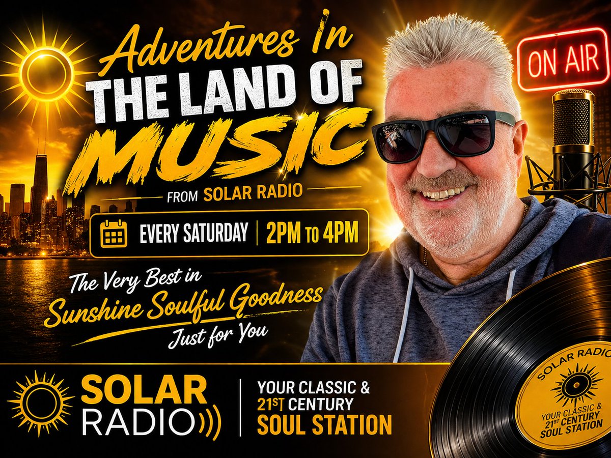Essentialrhythm's tweet photo. Join me Ian Jons today (October 3rd) from 2pm(BST) on @solarradio for this weeks Adventures In The Land of Music for 2 hours of Sunshine Soulful Goodness before I jet off to Lagoona Soul
Our Club Corkers "Songs Released By UK Artists"
It's 3 o'clock Mega Wiggle
Pop in & say hello!
