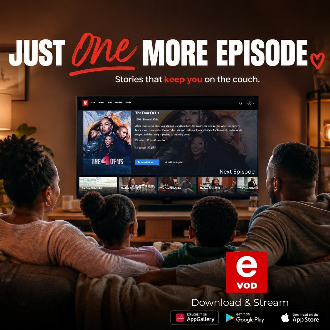 DarienAmos's tweet photo. Catch up this week's episodes streamed on @eVOD_sa 

#LandOfMillsAndMoney 
#eGagasini #WavesOfChange 
#TheFourOfUs 
#IsithaTheEnemy 
#EMZINI 

Check it out on #eVOD https://t.co/xrkIZZjyqL