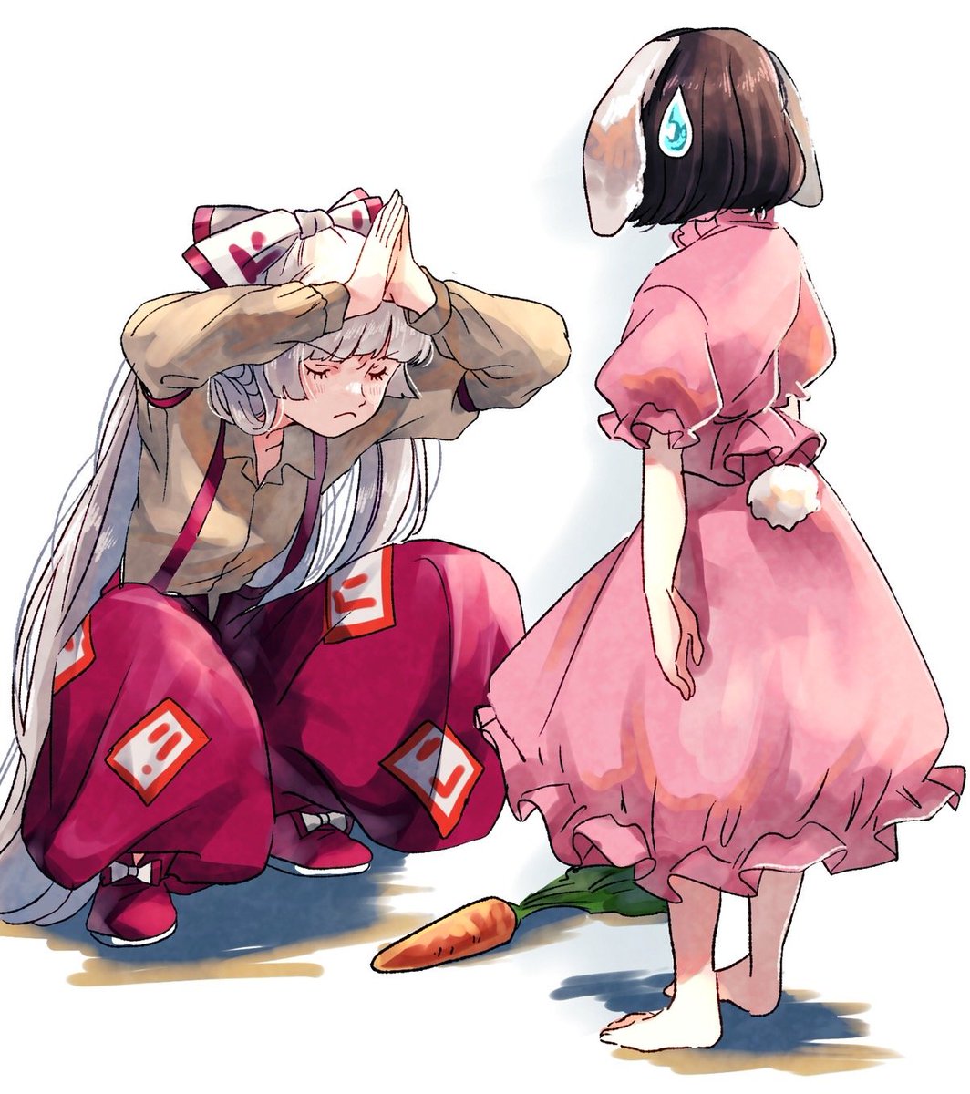 soboro_art0's tweet photo. 都合の良い時だけ私を頼ってくる人間

 #藤原妹紅  #因幡てゐ  #東方Project https://t.co/MtrnFll0X6