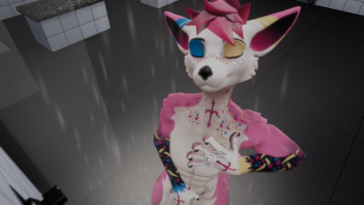ArcadeCandyAD's tweet photo. caught me mid-shower
#vrc #vrchat #furry https://t.co/l1Yk6G6A64
