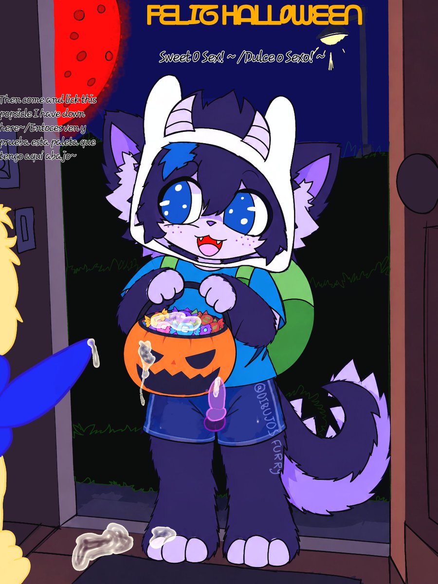 Lirio_Arte's tweet photo. Feliz halloween espero les guste el dibujito~/Happy halloween, hope you like the little drawing~
#furry #kemono #art #furryartㅤㅤㅤ #hallowen #fin #el #humano #sex #porn @MatisQuake @imnotyourart @MapleArtworks https://t.co/7Yp0WKGgGG