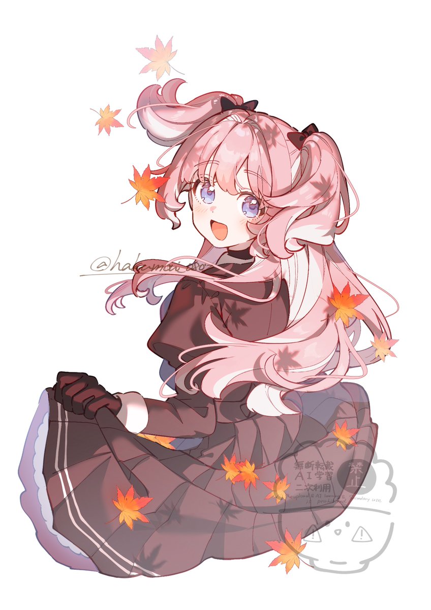 hakumai_0807's tweet photo. 紅葉の季節が近づいてきたね🍁

もとまほ/OC https://t.co/o30yK4wBn9