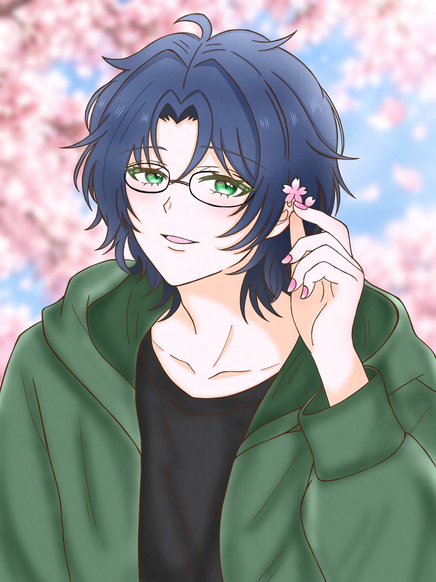 tileri_0109's tweet photo. やっと色塗りが終わった〜_:(´ཀ`」 ∠︎):_
季節感のないイラストだけどどうしてもtenさんの雰囲気に合わせたイラストを描いたらこうなってしまった…（背景は素材で手を抜いてます…）

#ttを推せ https://t.co/aSB4CVRIvo