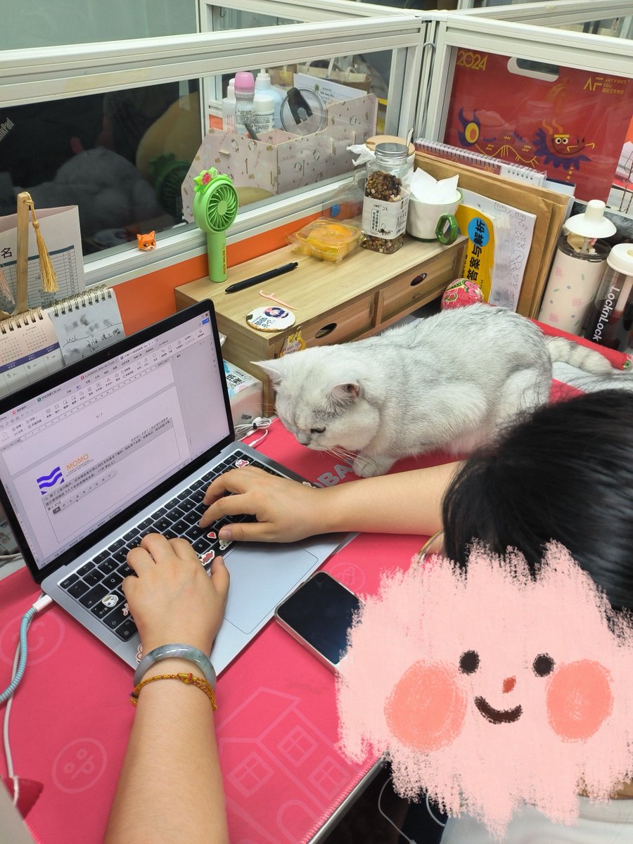 JacobLewislqdw's tweet photo. My desk mate tried to use "I’m busy on urgent work" as an excuse to skip group project today—turns out he was just playing cat video collection on his laptop. No one fell for it, the whole group now requests him to curate our weekly fun pet segment. https://t.co/JYbO8lKqRI