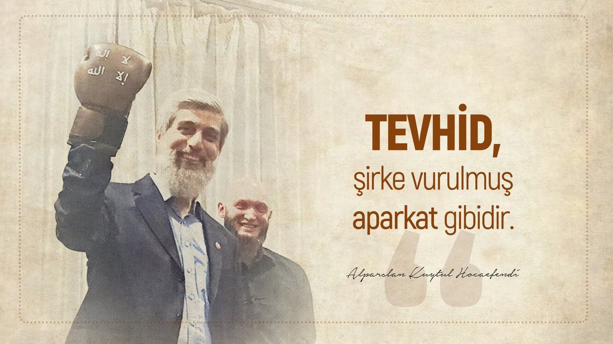 keskinkalem0180's tweet photo. Tevhid, şirke vurulmuş  aparkat gibidir... https://t.co/rbuXlVgn9t