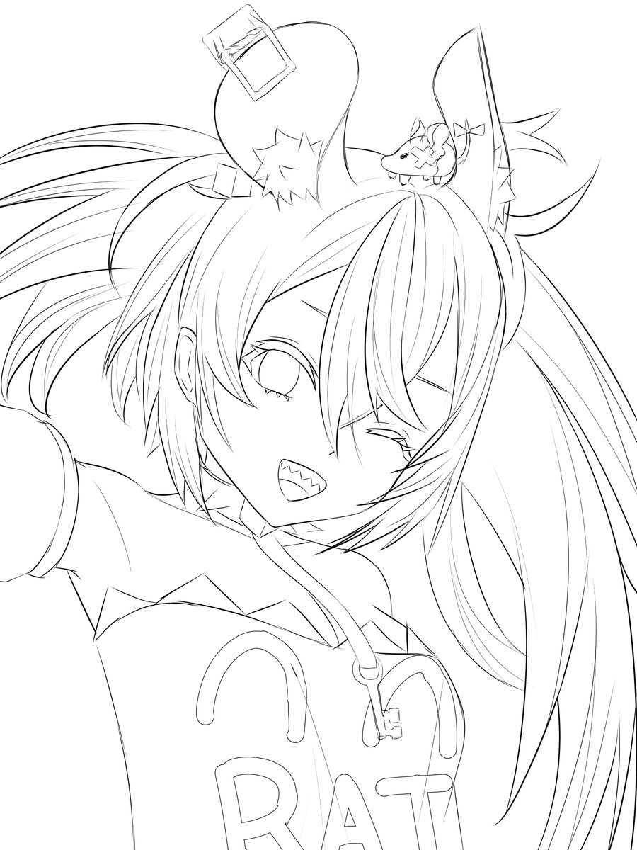alludityarts's tweet photo. Day 2 of Oshitober: Kemonomimi!

Tried a different lineart weight to see if it looked better but overall was quiet tired todayyyy, hopefully this time she's recognisible... 

#oshitober https://t.co/Zblz1PmkZU