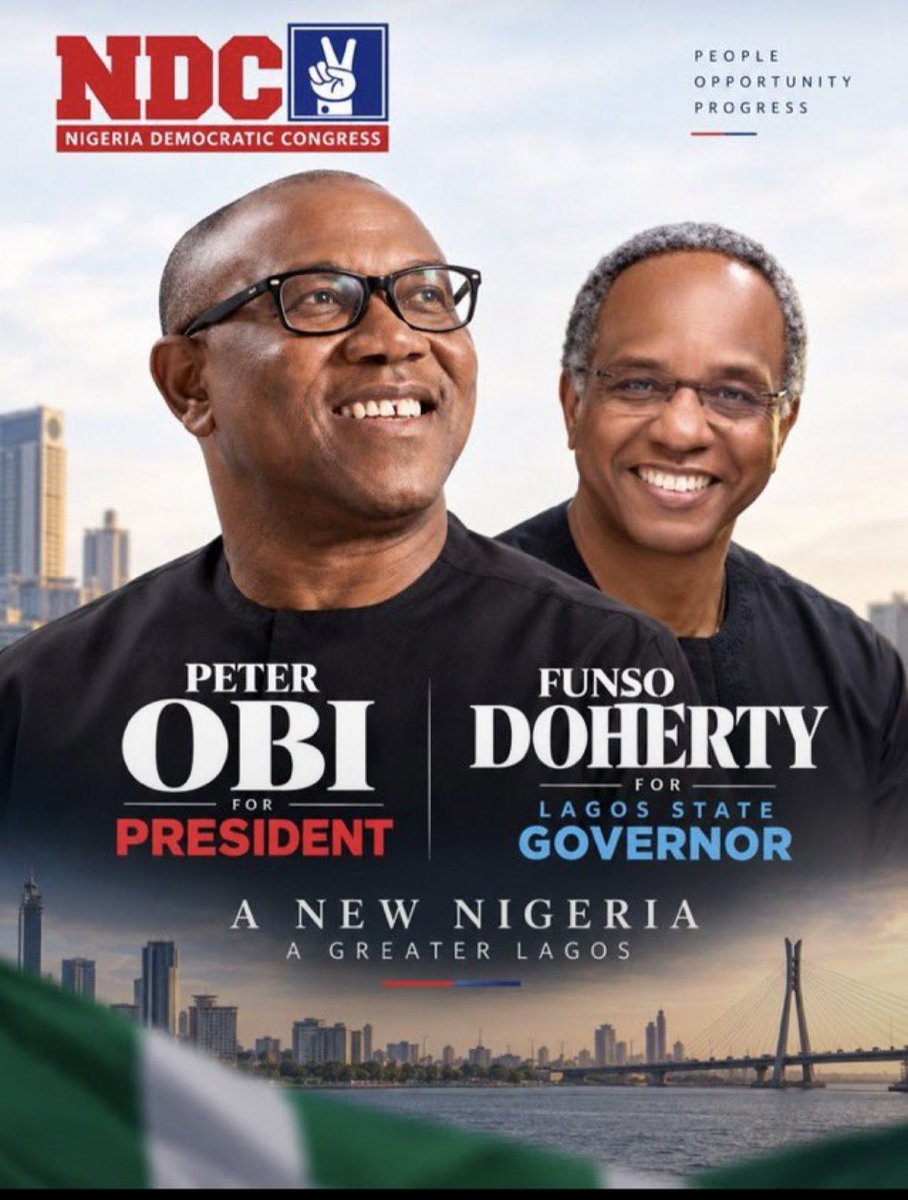adesinashey's tweet photo. #VotePeterObi
#VoteFunsoDoherty
#VoteNDC
#ANewNigeria
#AGreaterLagos https://t.co/lwNLNN6fZT