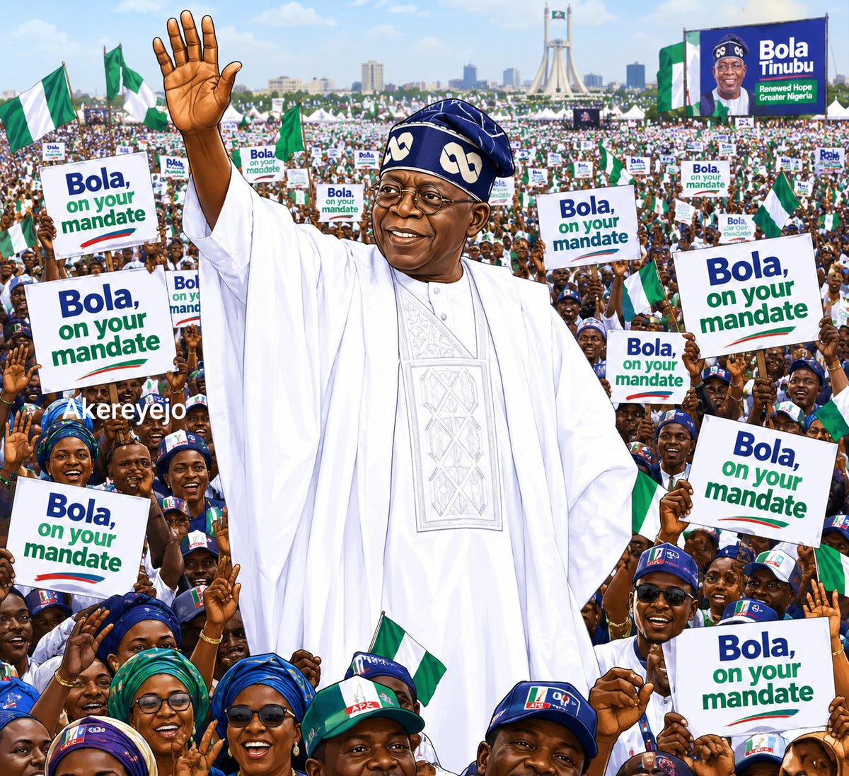 Palermo_seun's tweet photo. No amount of desperation can make anyone the president of a country. Power belongs to the people and they will give it to the leader they believe has vision, character and capacity to lead them. We elected Tinubu in 2023, we shall do it again in 2027.

End of story. https://t.co/lsBngFhOyj