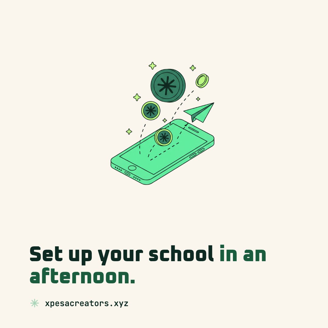 XpesaCreators's tweet photo. Step 3: Put it behind a gated link on Xpesa. Paid in USDC, flat 12%, money lands in your own wallet. Non-custodial, so it is yours from second one. https://t.co/VkCqsc21VO