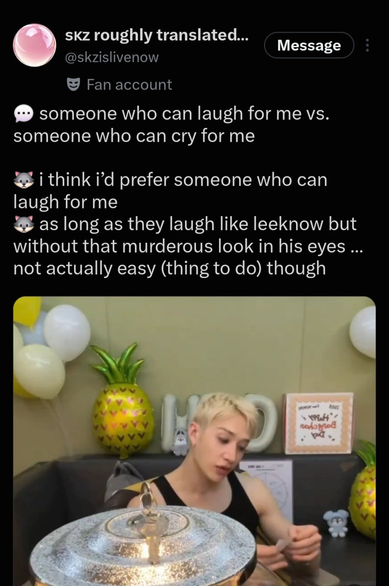 jjammp3's tweet photo. no one, literally no one: 
chan: how can i make this about leeknow https://t.co/bDeuUKlyDo