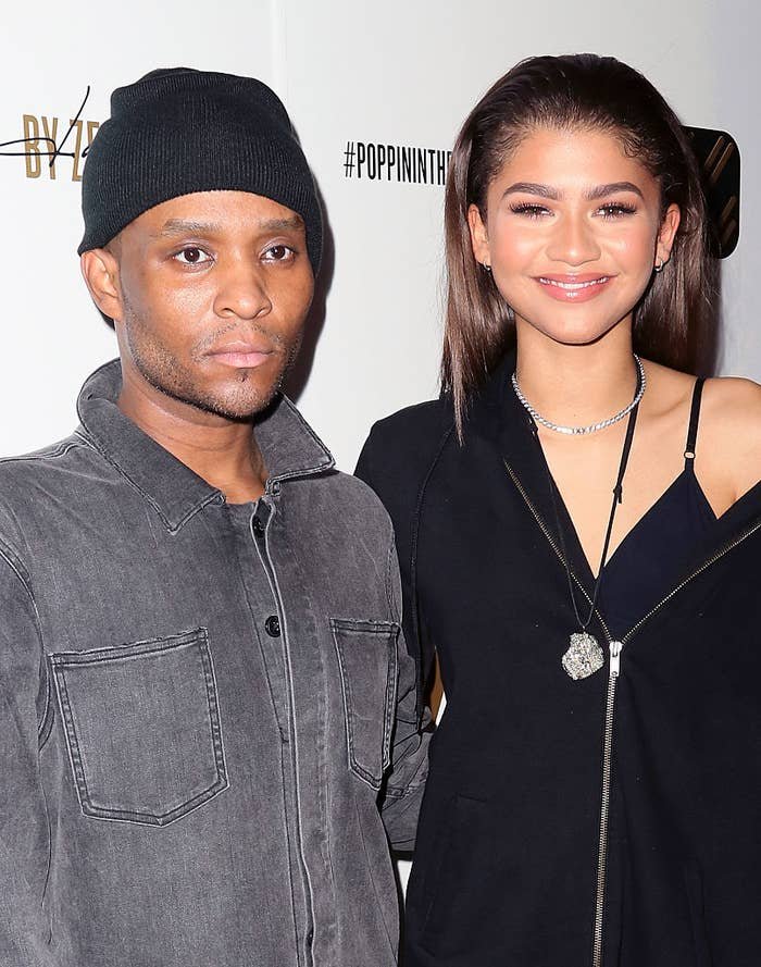 JoBetcha's tweet photo. @popbackupp @LUXURYLAW I swear he's slowly trying to turn into Zendaya. He did NOT look like that before https://t.co/GLCZ09sxbm