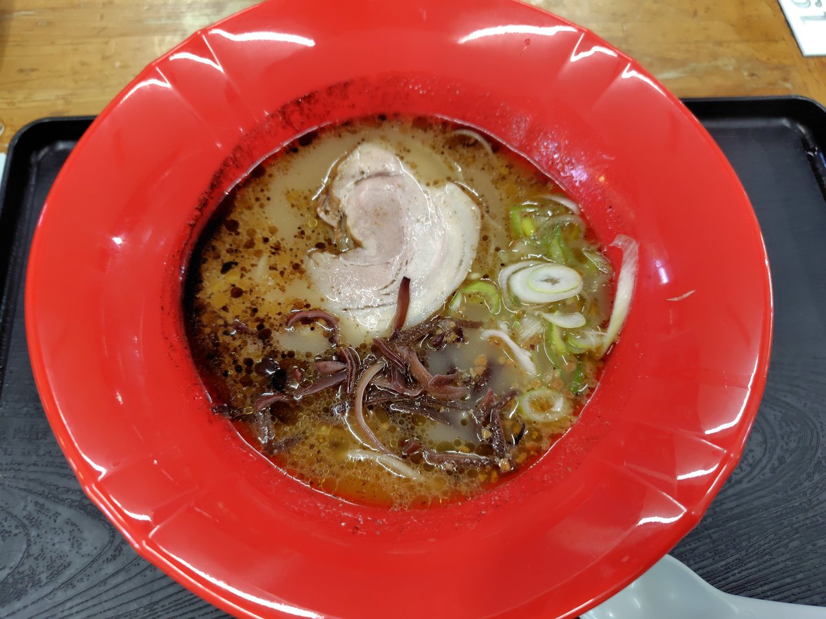daisuke_0125_'s tweet photo. お昼ご飯は、ラーメン
#熊本 
#熊本ラーメン 
#熊本市動植物園 https://t.co/NJfRJBnZG5