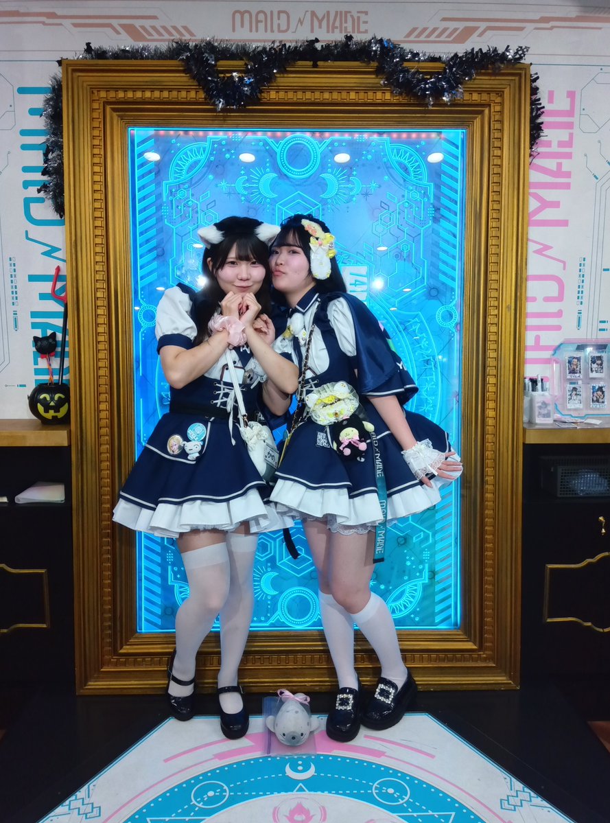 yahiro8282's tweet photo. メイドメイド秋葉原駅前店

めもりちゃん@memori_maidM 
たぴるちゃん@tapiru_maidM

おとはちゃん@otoha_maidM 
かのちゃん@kano_maidM 

かのちゃん
おとはちゃん

このえちゃん@konoe_maidM 
たぴるちゃん https://t.co/5Heny5aJiE