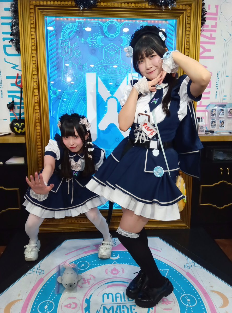 yahiro8282's tweet photo. メイドメイド秋葉原駅前店

めもりちゃん@memori_maidM 
たぴるちゃん@tapiru_maidM

おとはちゃん@otoha_maidM 
かのちゃん@kano_maidM 

かのちゃん
おとはちゃん

このえちゃん@konoe_maidM 
たぴるちゃん https://t.co/5Heny5aJiE