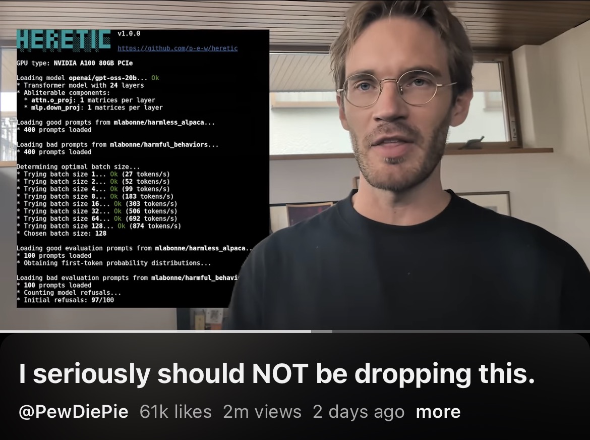 vineerpasam's tweet photo. Software engineer with 10+ years of experience: I lost my job because of AI

non tech youtuber: https://t.co/sh1mW2aHC3