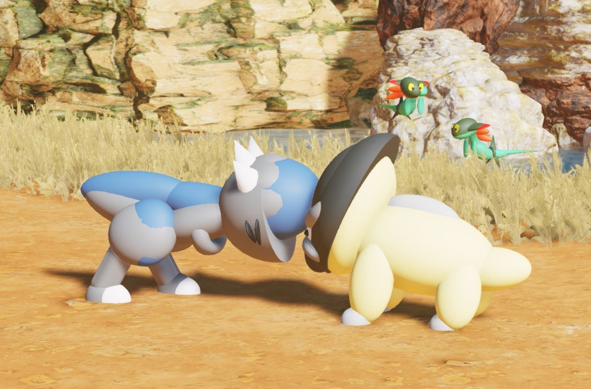ruin0201end's tweet photo. #PSO2NGS_SS   #PSO2NGS
#PSO2でポケモン 
ズガイドス タテトプス 再現 https://t.co/gxL4LEr3J6