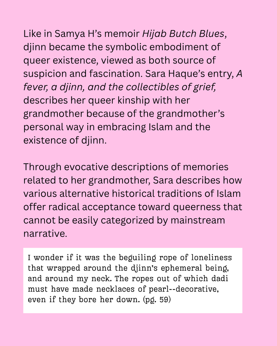 BlogTolkien's tweet photo. I love that the anthology embraces the multiplicity of being queer, not just what the mainstream narrative says about what being queer should be or look like. And a little personal note by me at the end (and why you should also read queer Indigenous works). 2/2 https://t.co/nTAZ5fH7Xu