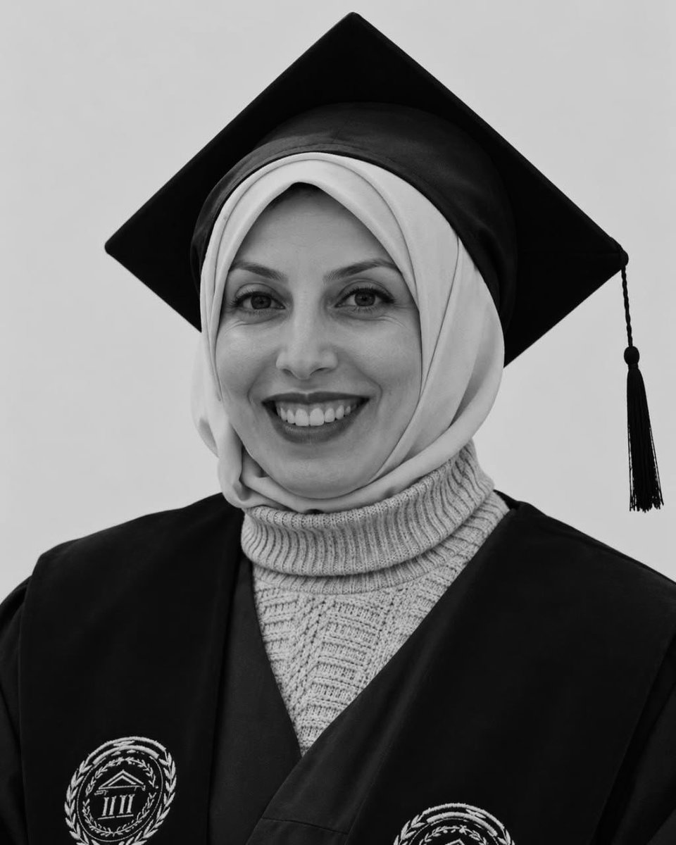 TamerMisshal's tweet photo. الأكاديمية الفلسطينية في جامعة فلسطين ياسمين خميس البوبو شهيدة في مجزرة متجددة على أرض غزة https://t.co/yz1BaMKww6